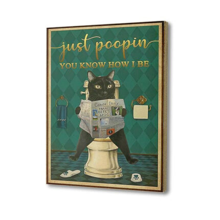 Just Poopin You Know How I Be Canvas | Home Art Decor